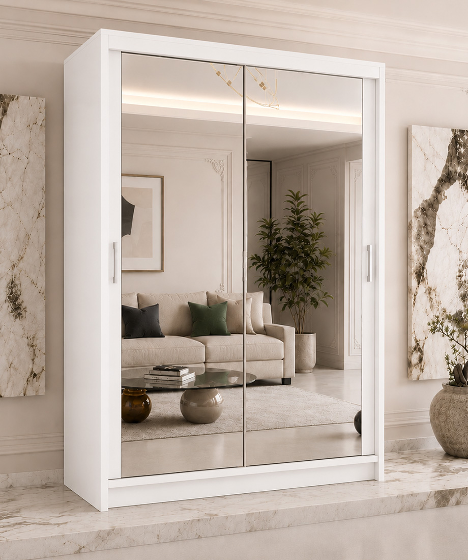 MILAN WARDROBE 100/120/150/180/203/250cm - Image 12