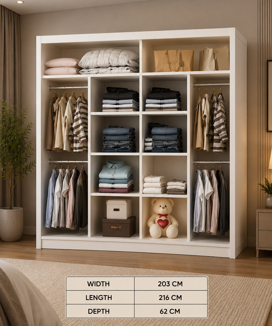 VENICE WARDROBE 150cm/180cm/203cm - Image 16